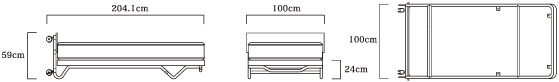 ロールアウェイベッド図
