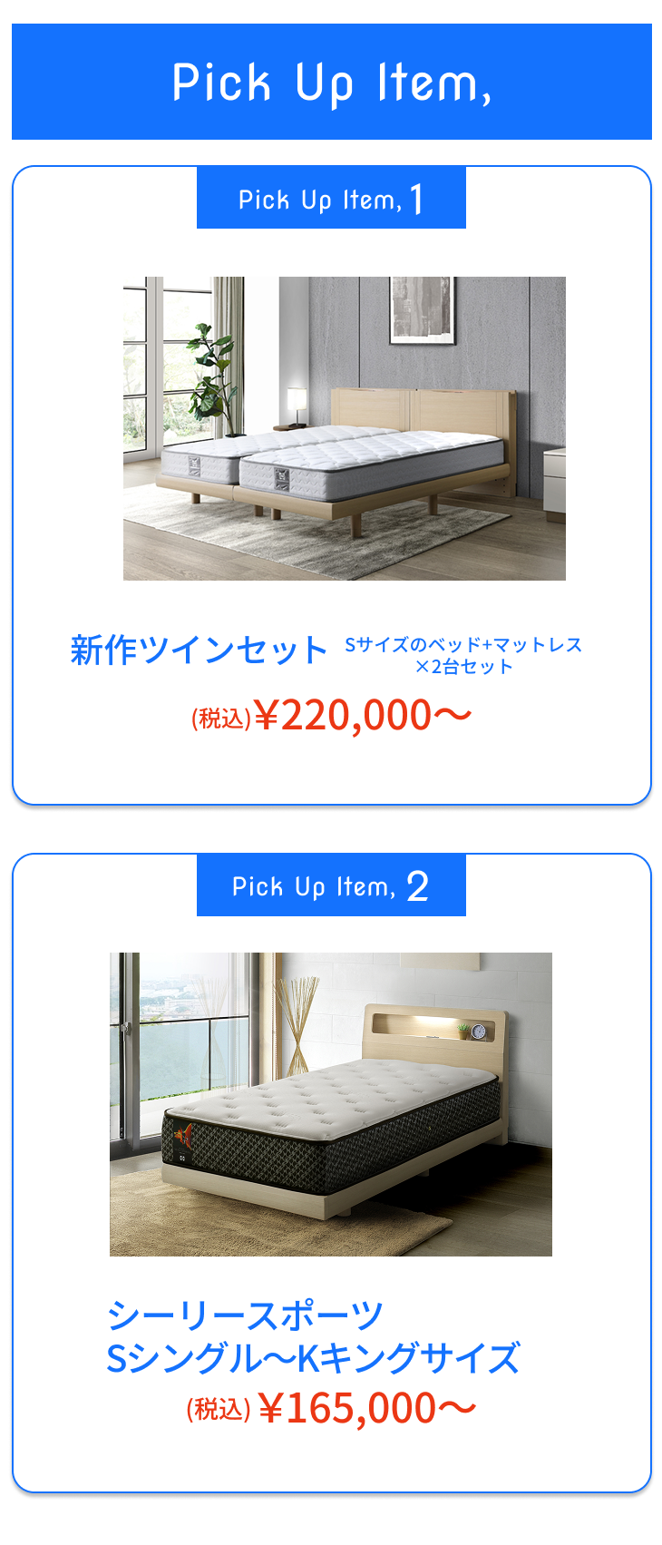 ピックアップアイテム