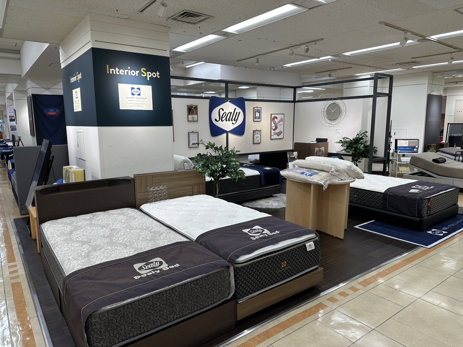 大丸京都店シーリーベッドフェア